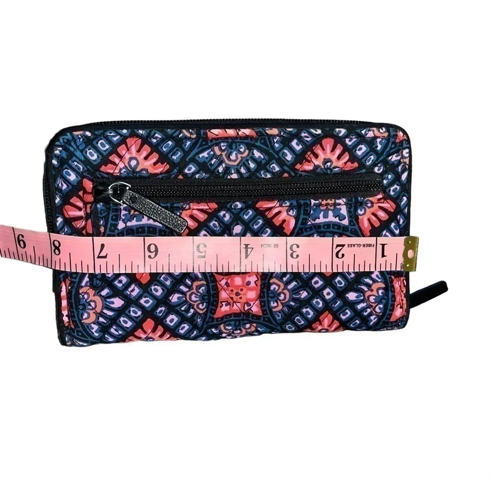 Vera Bradley Women's Cotton Turnlock Wallet with RFID Protection